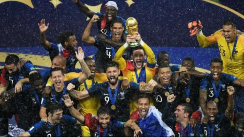 France celebrates Football World Cup victory at Russia 2018