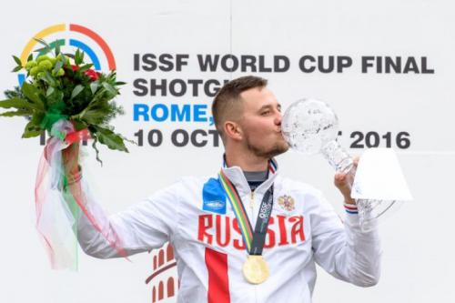 Nikolay Teplyy (Russia) wins 2016 Skeet World Cup title