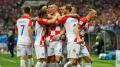 Croatia celebrates Ivan Perisic’s temporary equaliser in the Football World Cup Final 2018